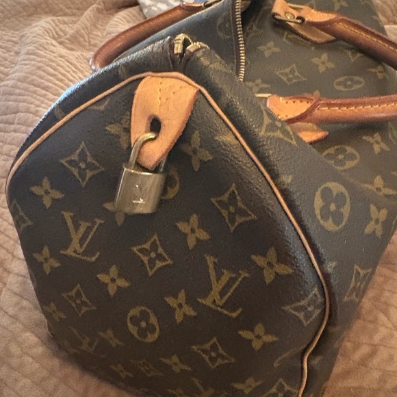 Louis Vuitton Speedy 35 with lock and key - Picture 4 of 9